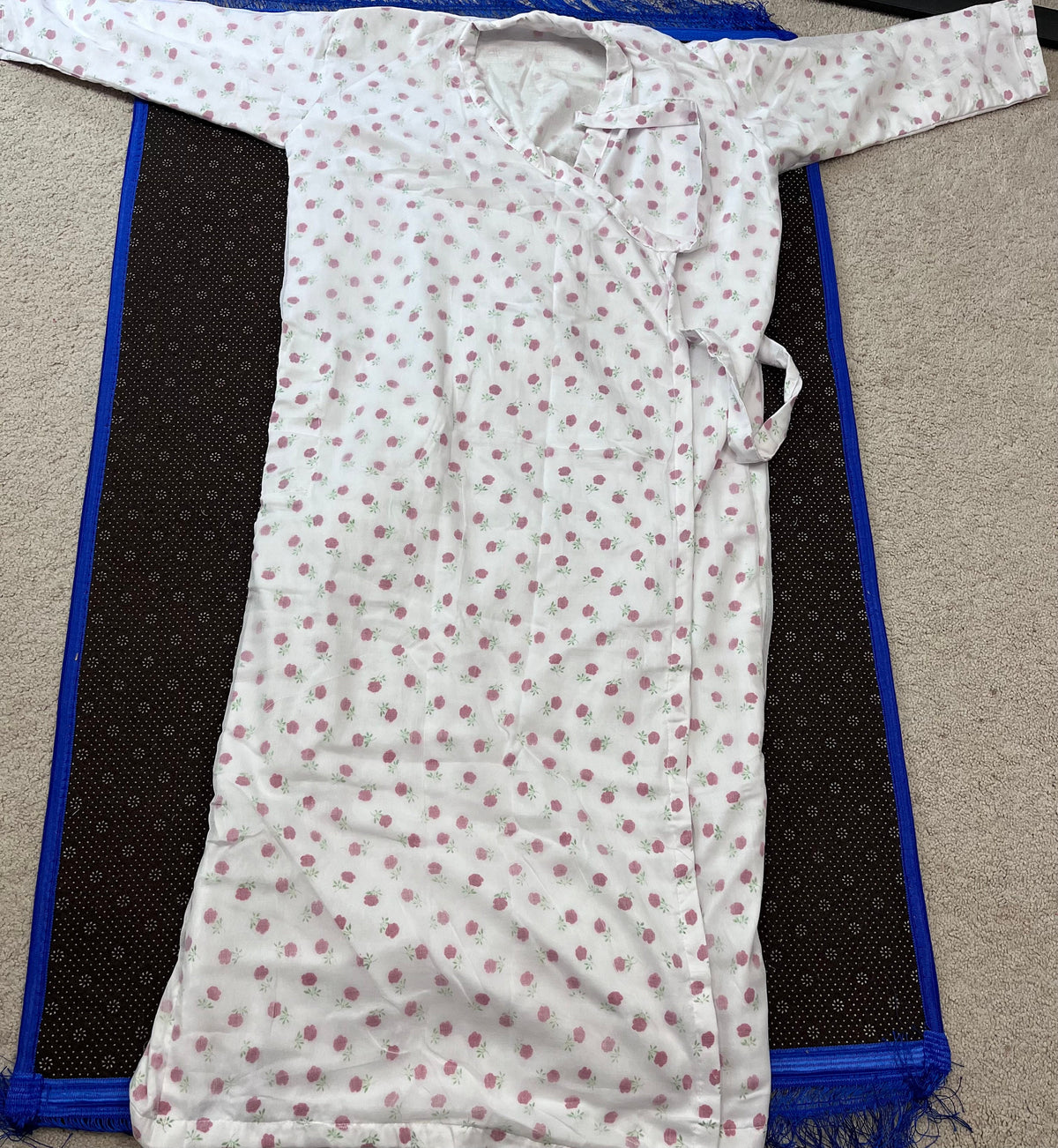 Floral Cotton Maxi Maternity Dress | Matching Mommy and Baby Dress Set