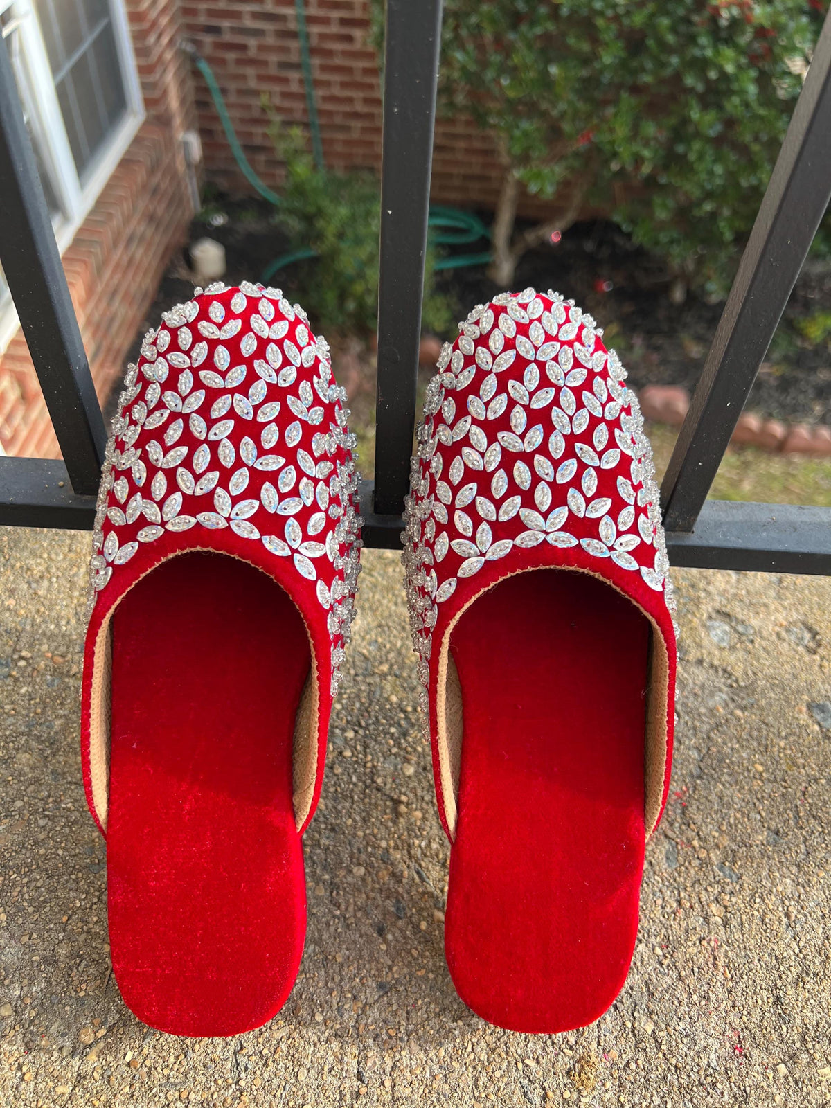 Handmade Velvet Bridal Jutti | Nepali Traditional Wedding Shoes for Women Bride