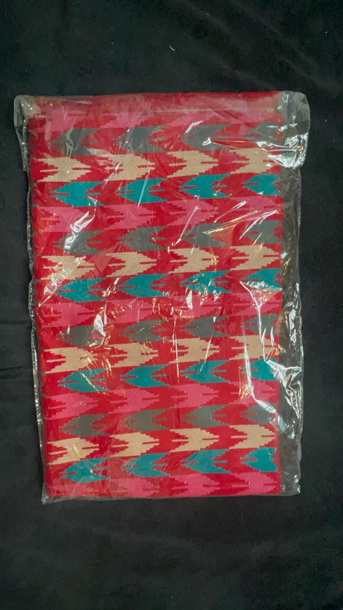 Hand-Stitched Nepali Dhaka Shawl | Traditional Cotton Scarf for Women Handwoven Gift