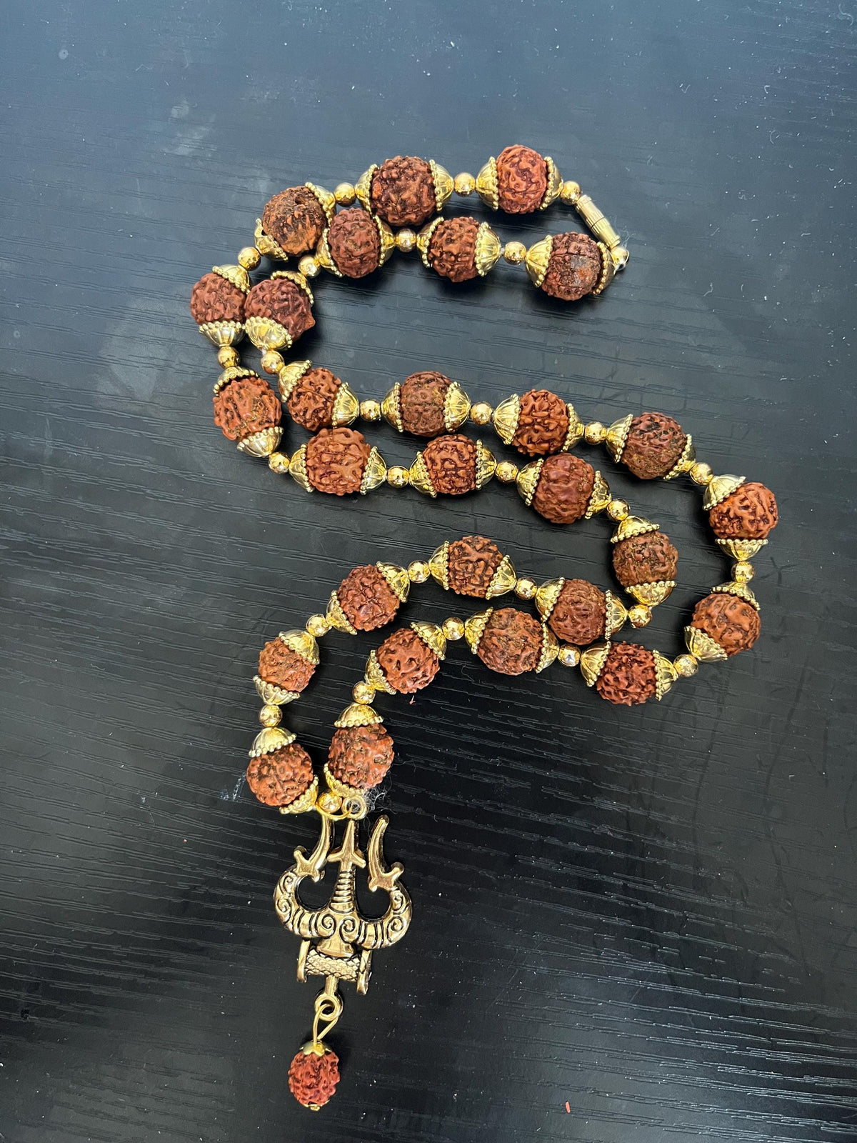 Rudraksha Mala Beads: 108 Prayer Beads for Meditation & Jewelry Making