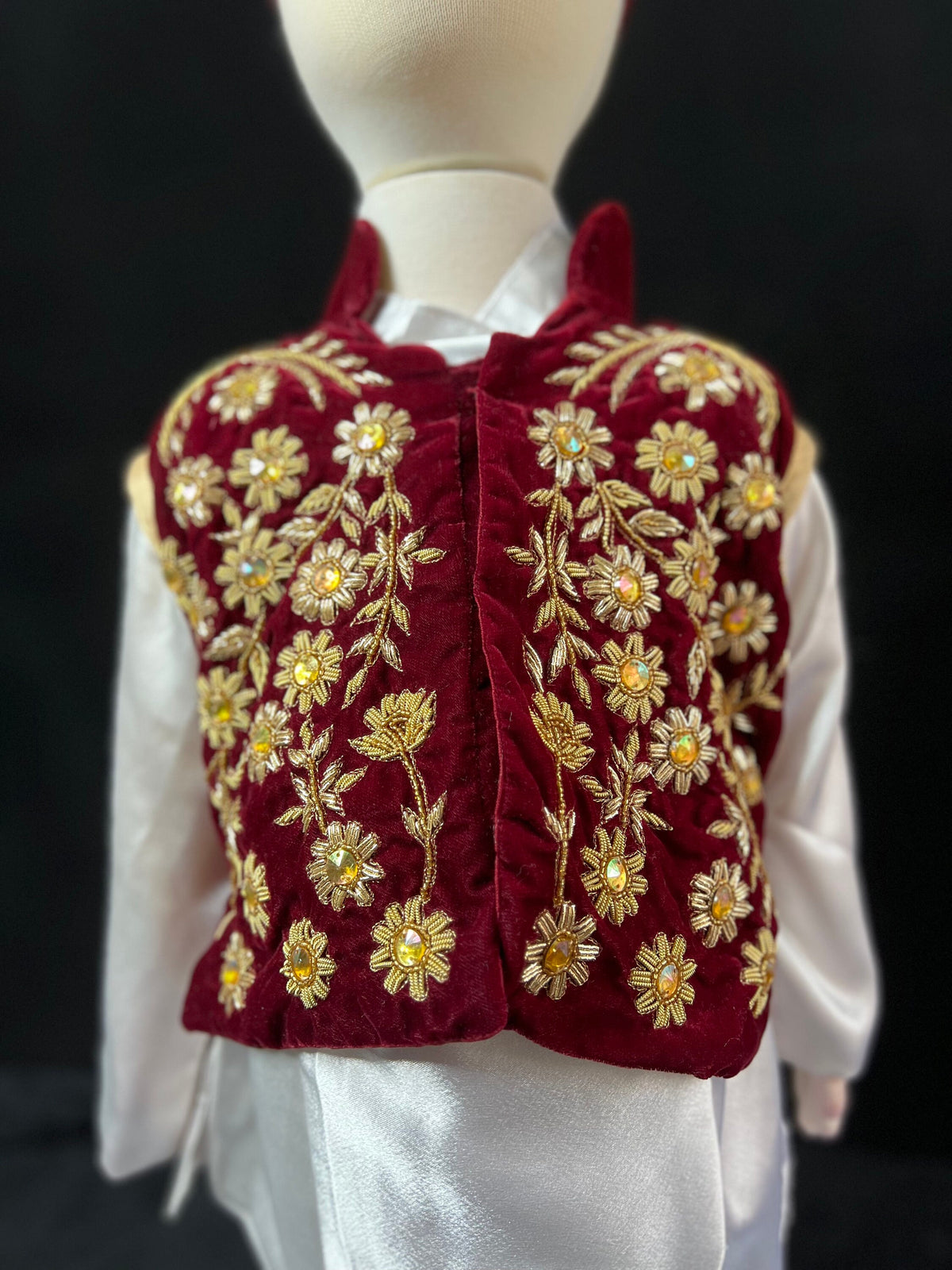 Handmade Pasni Set for Baby Boy | Boutique Daura Suruwal Rice Ceremony Dress