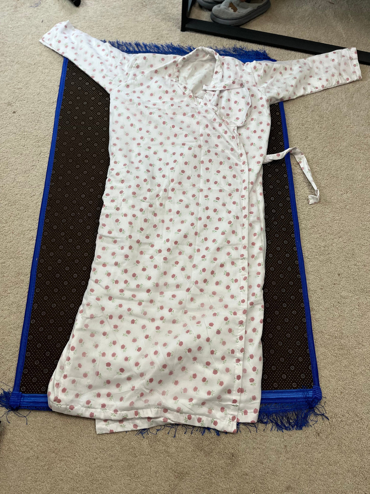 Floral Cotton Maxi Maternity Dress | Matching Mommy and Baby Dress Set