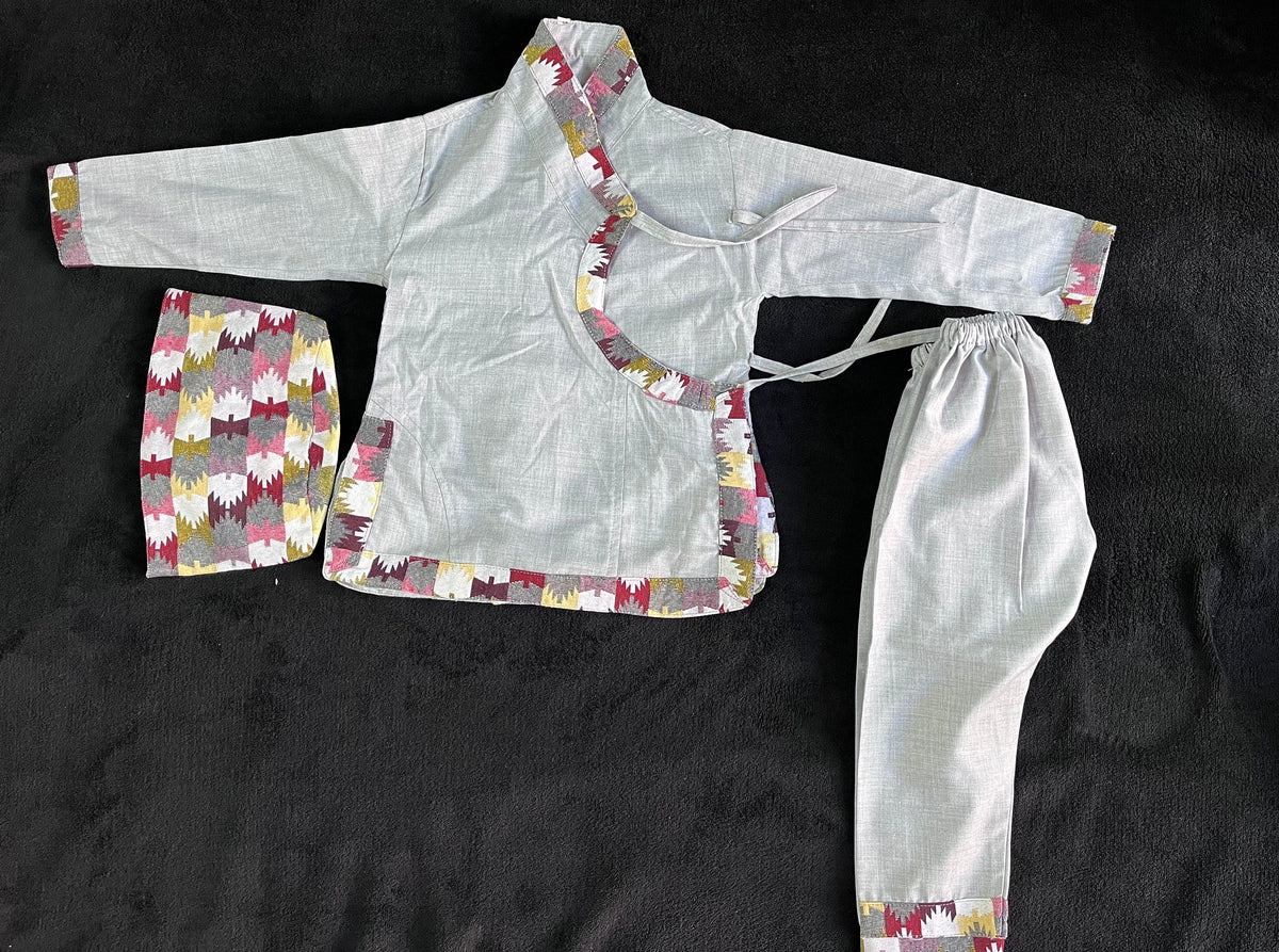 Nepali Daura Surwal Coat Set | Traditional Men's Boys Formal Wedding Dress Nepal National Dress