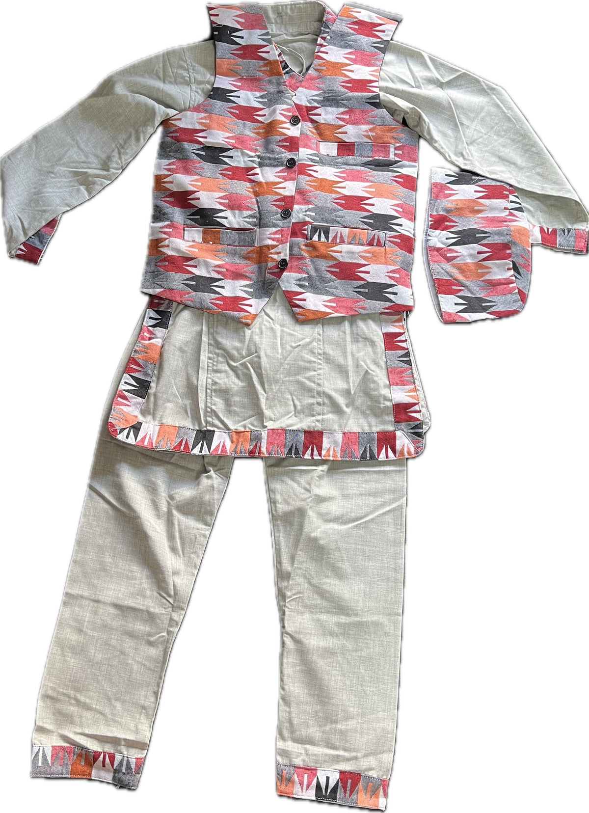 Nepali Daura Surwal Coat Set | Traditional Men's Boys Formal Wedding Dress Nepal National Dress