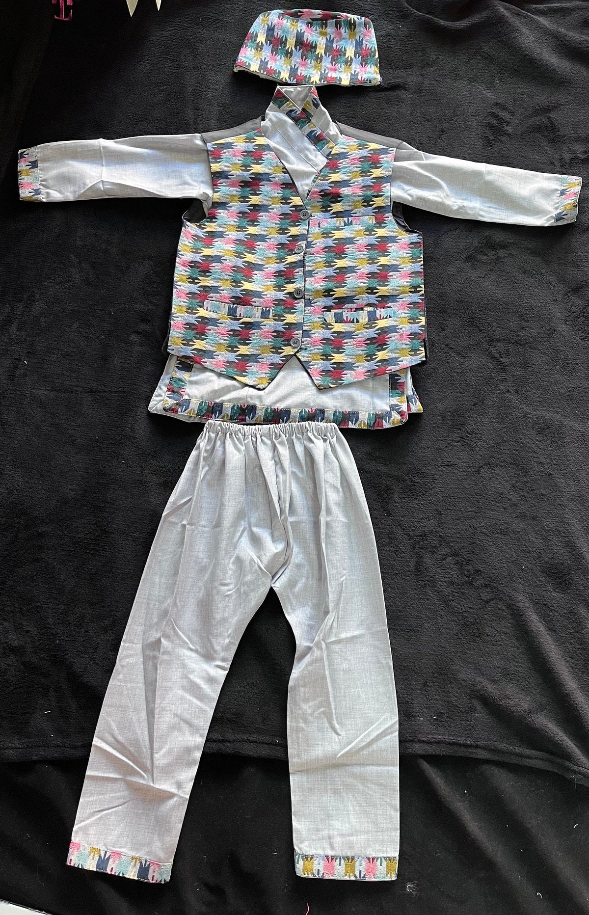 Nepali Daura Surwal Coat Set | Traditional Men's Boys Formal Wedding Dress Nepal National Dress