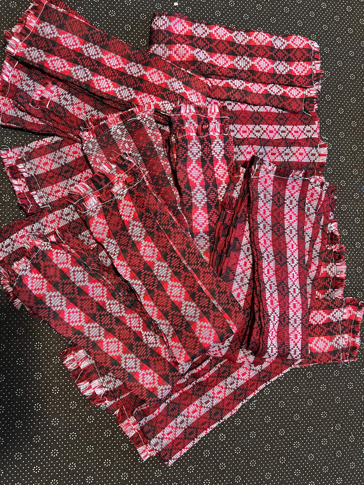 Nepali Dhaka Khada Scarf | Traditional Ceremonial Print Scarf for Men and Women
