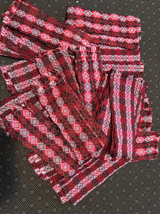 Nepali Dhaka Khada Scarf | Traditional Ceremonial Print Scarf for Men and Women