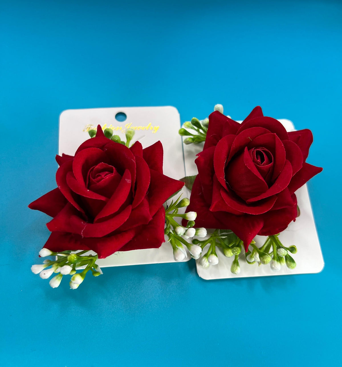 Rose Hair Clips | Wedding Bridal Hair Accessories Floral Clip Set