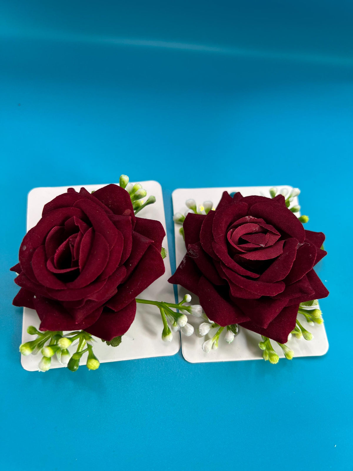 Rose Hair Clips | Wedding Bridal Hair Accessories Floral Clip Set