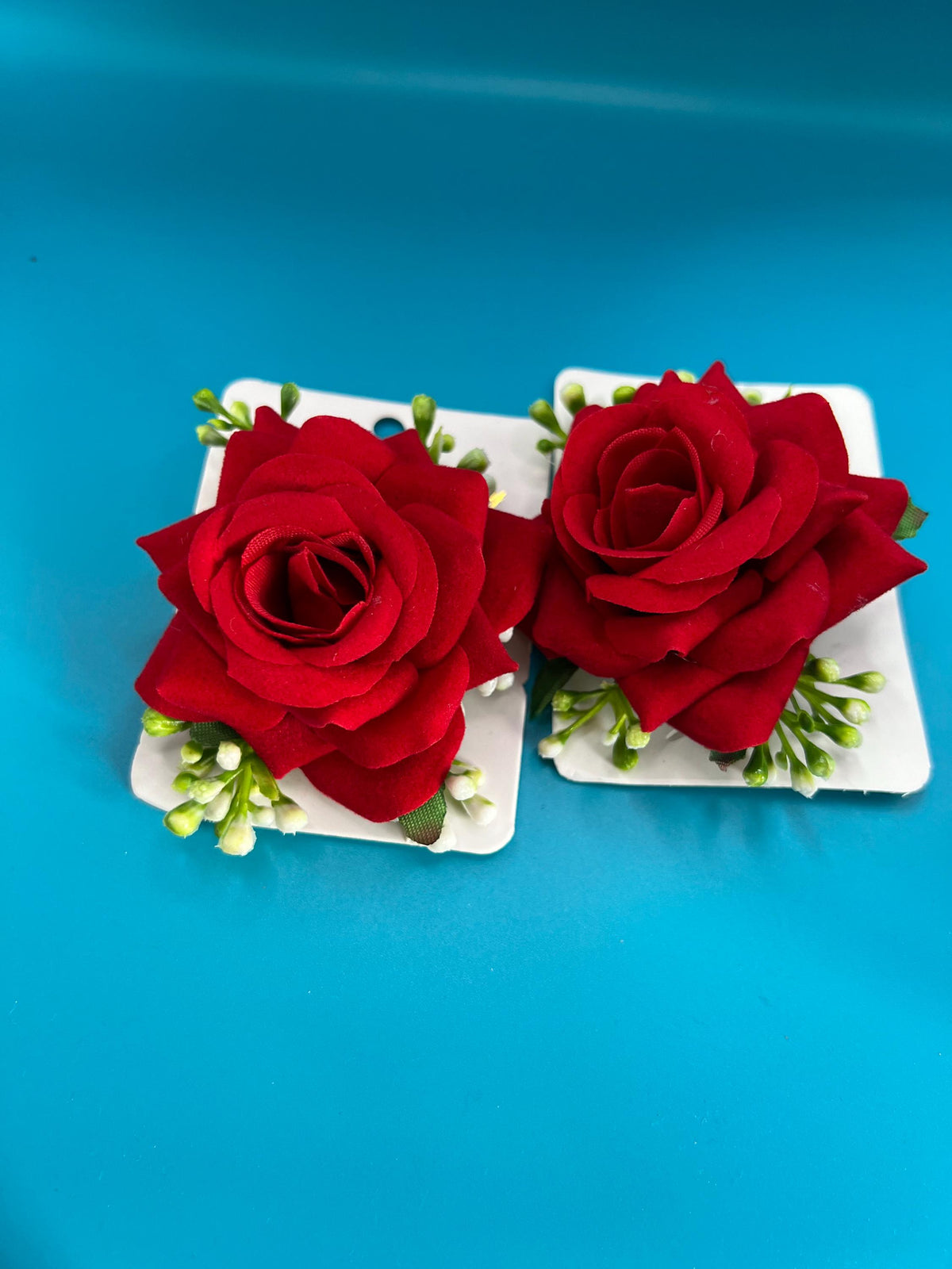 Rose Hair Clips | Wedding Bridal Hair Accessories Floral Clip Set