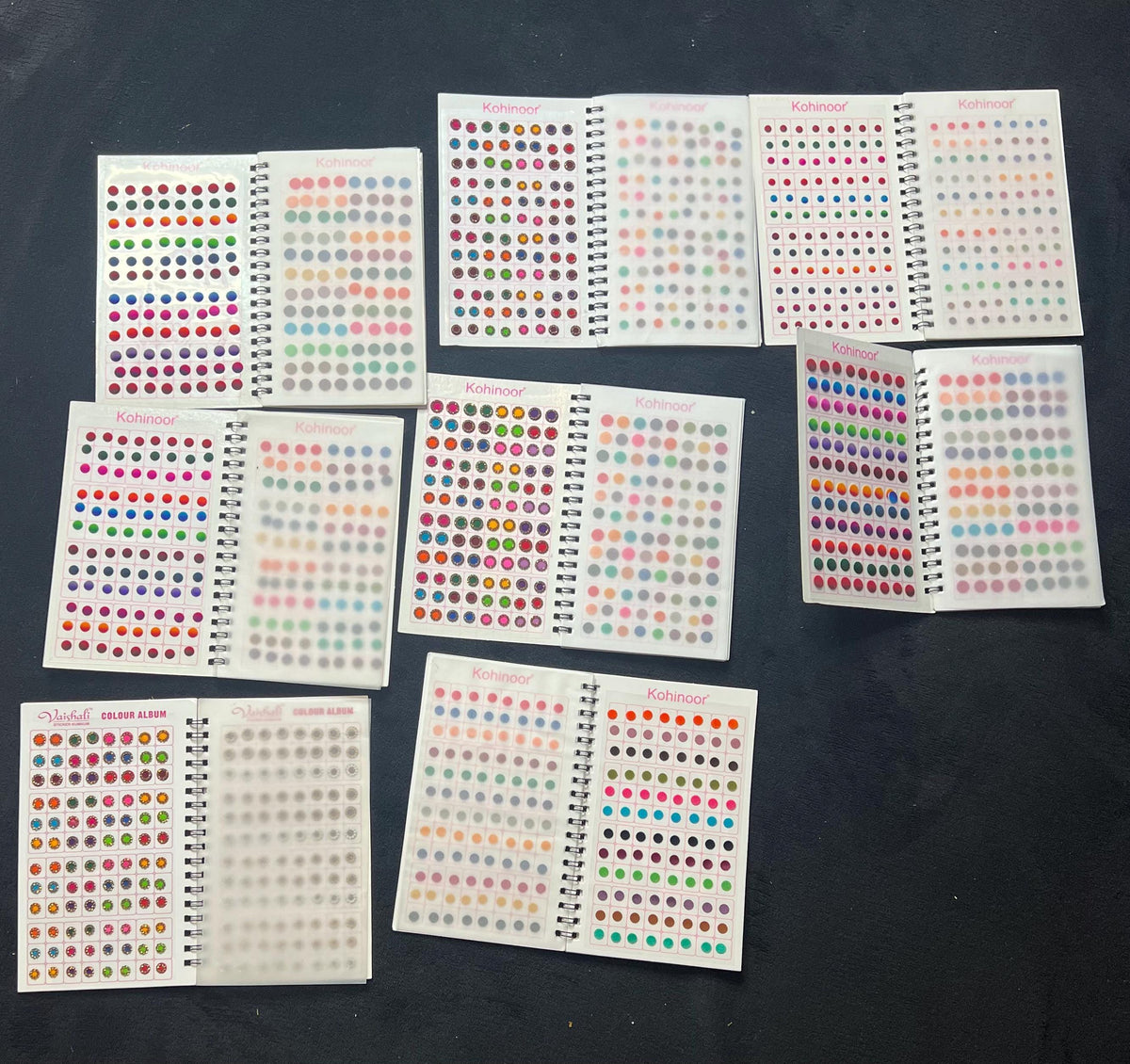 Vaishali Bindi Sticker Book | Kumkum Color Album for Married Hindu Women