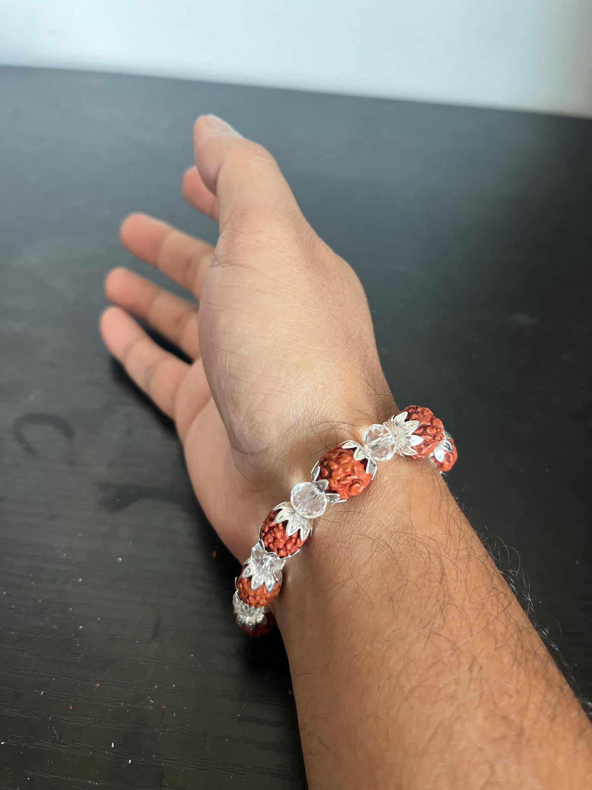 Rudraksha Mala Bracelet | Handmade Prayer Beads for Meditation and Yoga