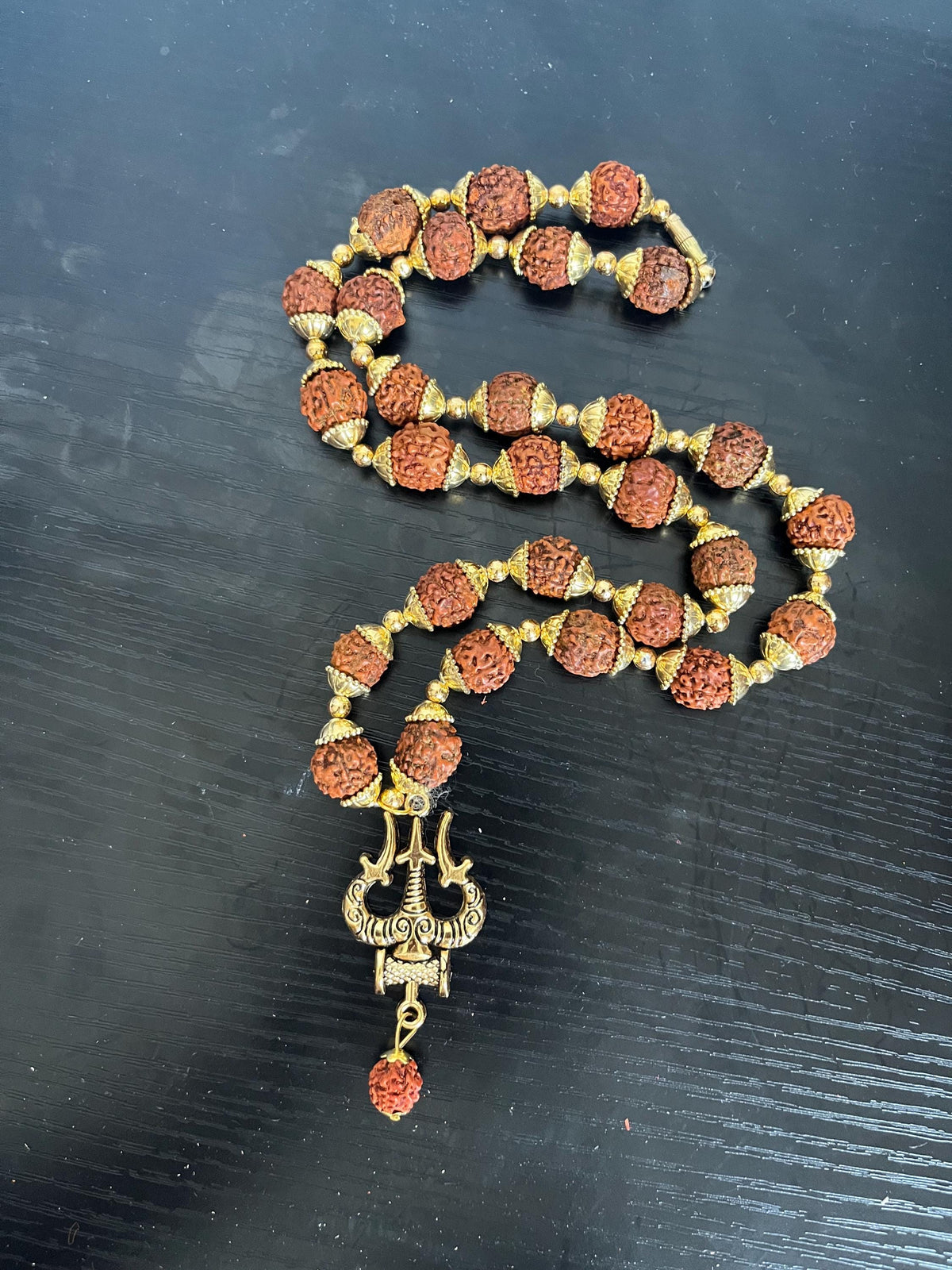Rudraksha Mala Beads: 108 Prayer Beads for Meditation & Jewelry Making