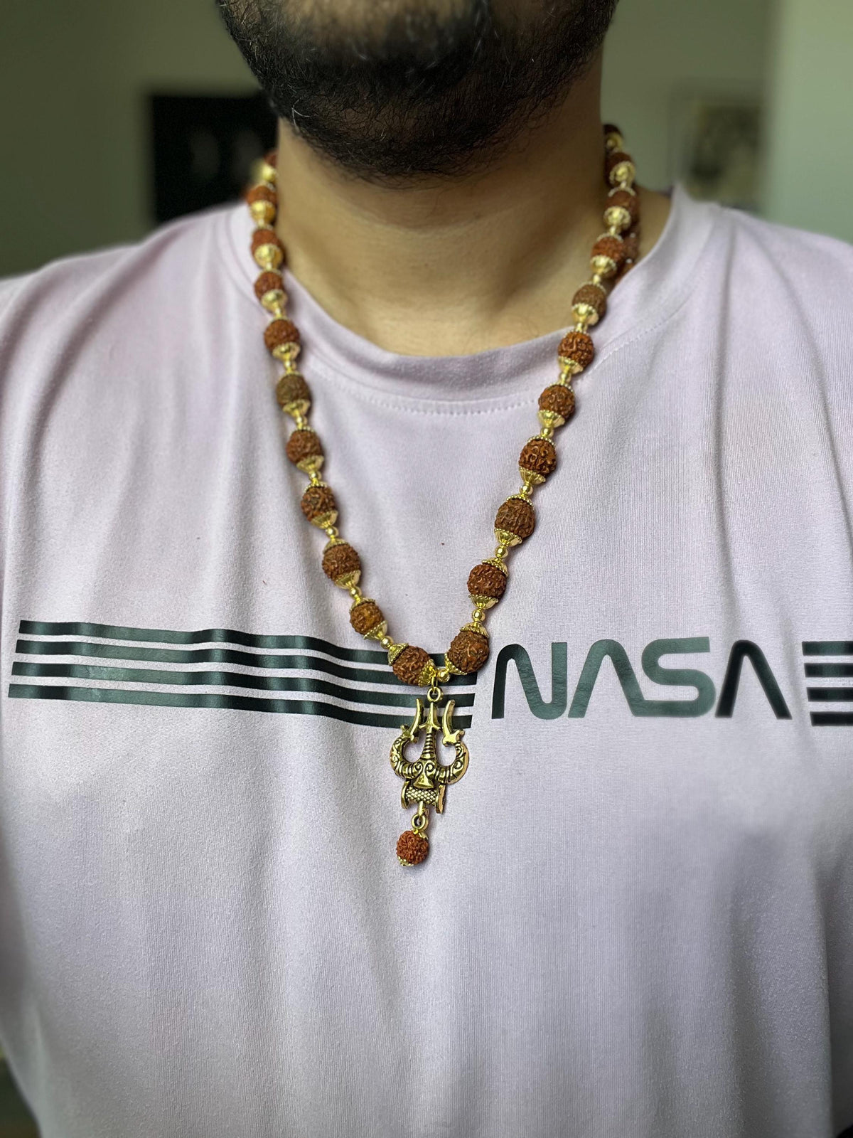 Rudraksha Mala Beads: 108 Prayer Beads for Meditation & Jewelry Making