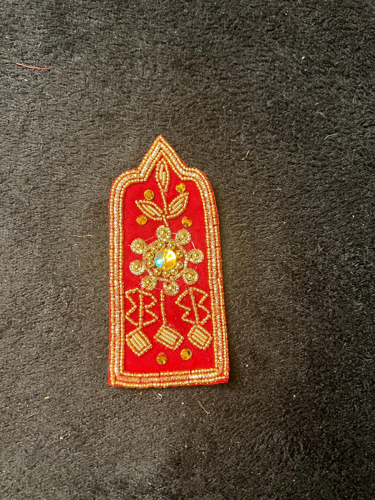 Nepali Sindur Chopne Applicator | Traditional Vermilion Powder Tool for Married Women