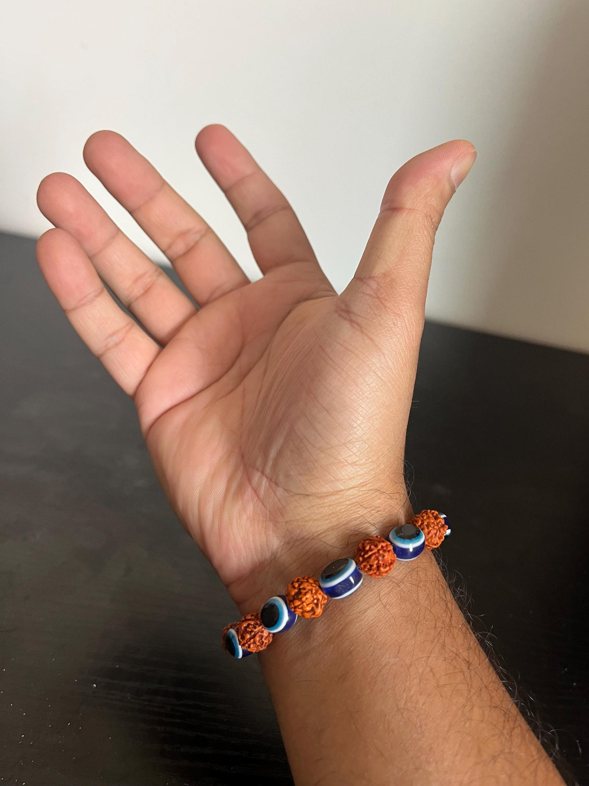 Rudraksha Mala Bracelet | Handmade Prayer Beads for Meditation and Yoga