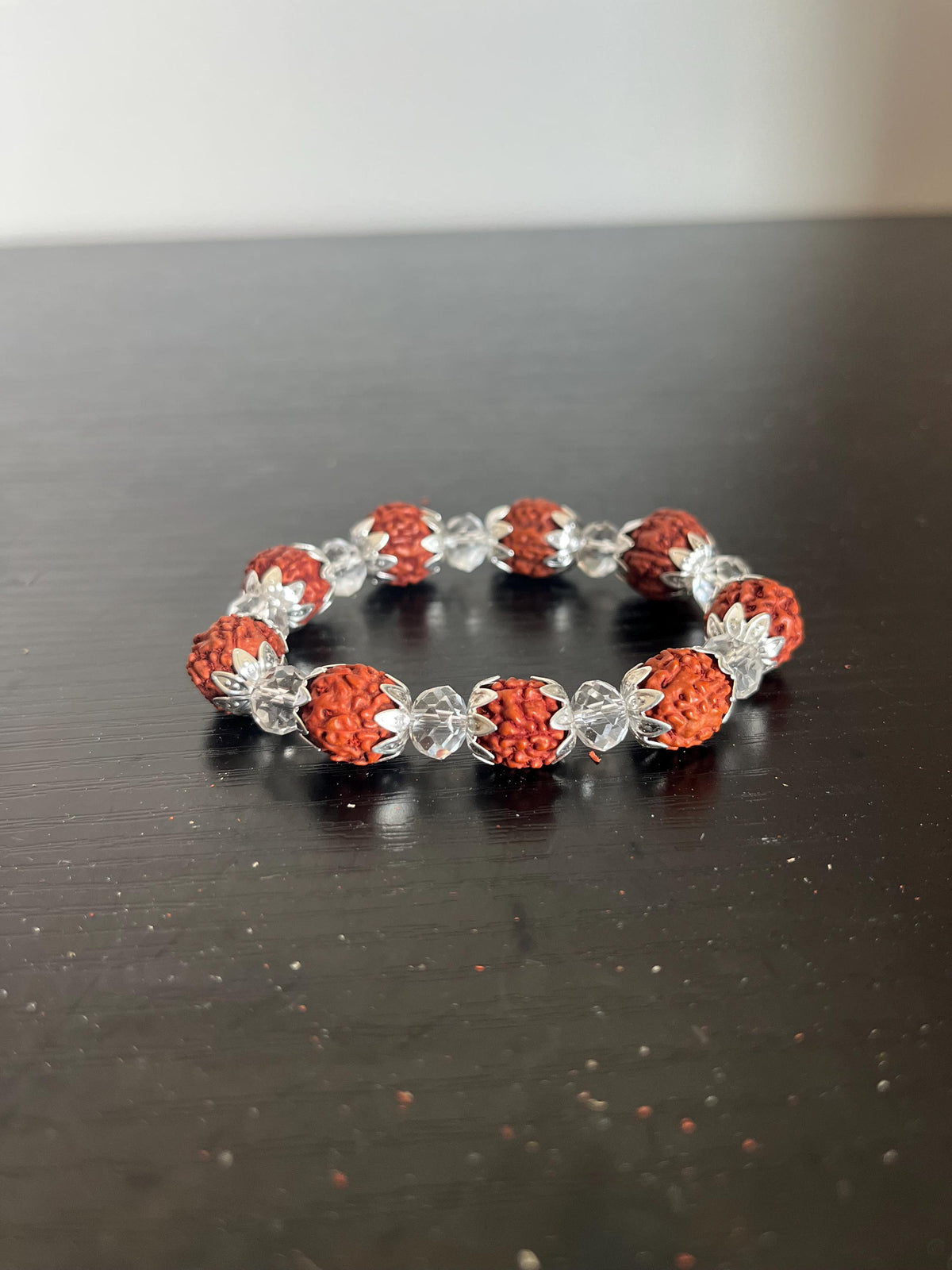Rudraksha Mala Bracelet | Handmade Prayer Beads for Meditation and Yoga
