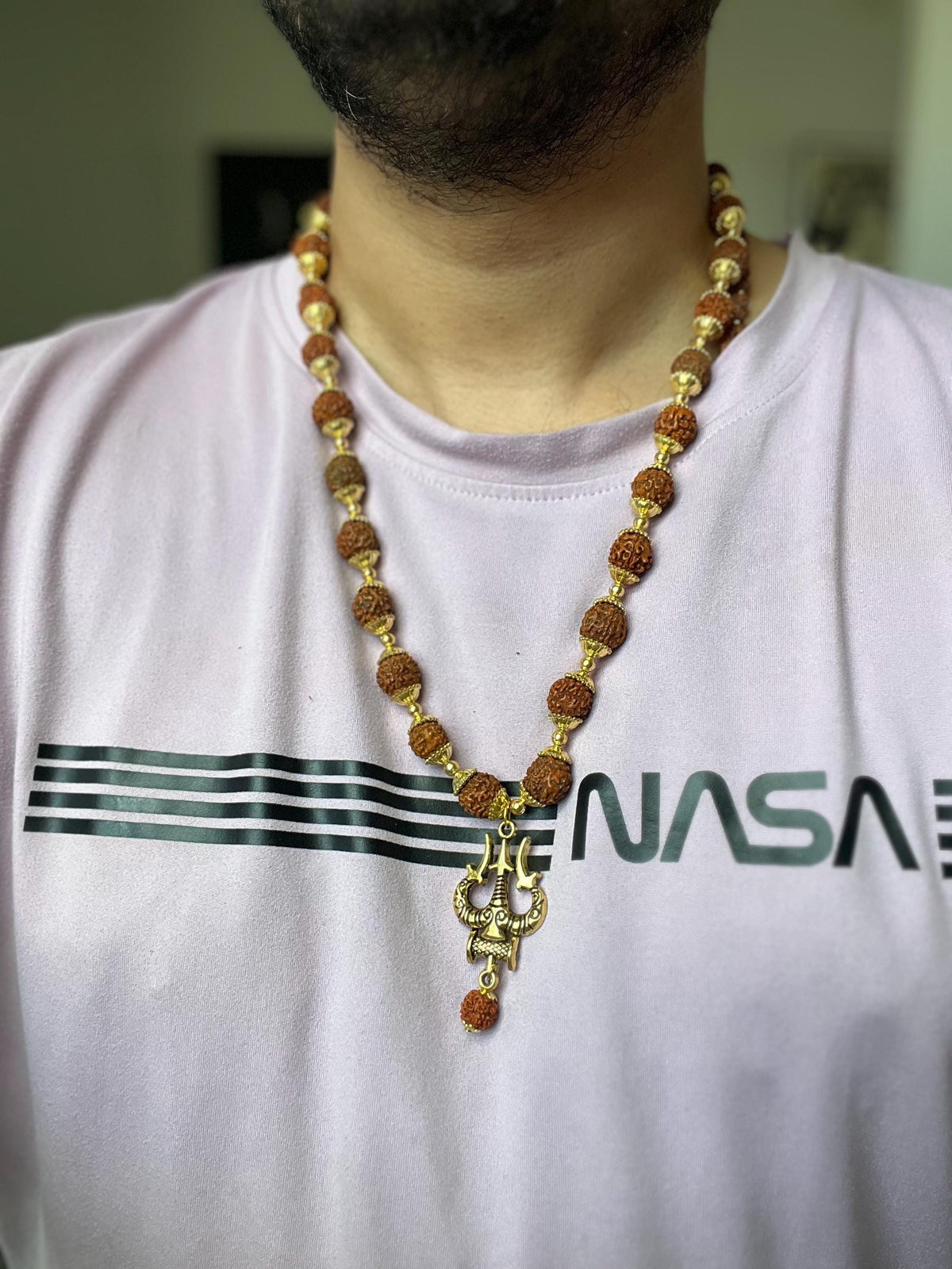 Rudraksha Mala Beads: 108 Prayer Beads for Meditation & Jewelry Making