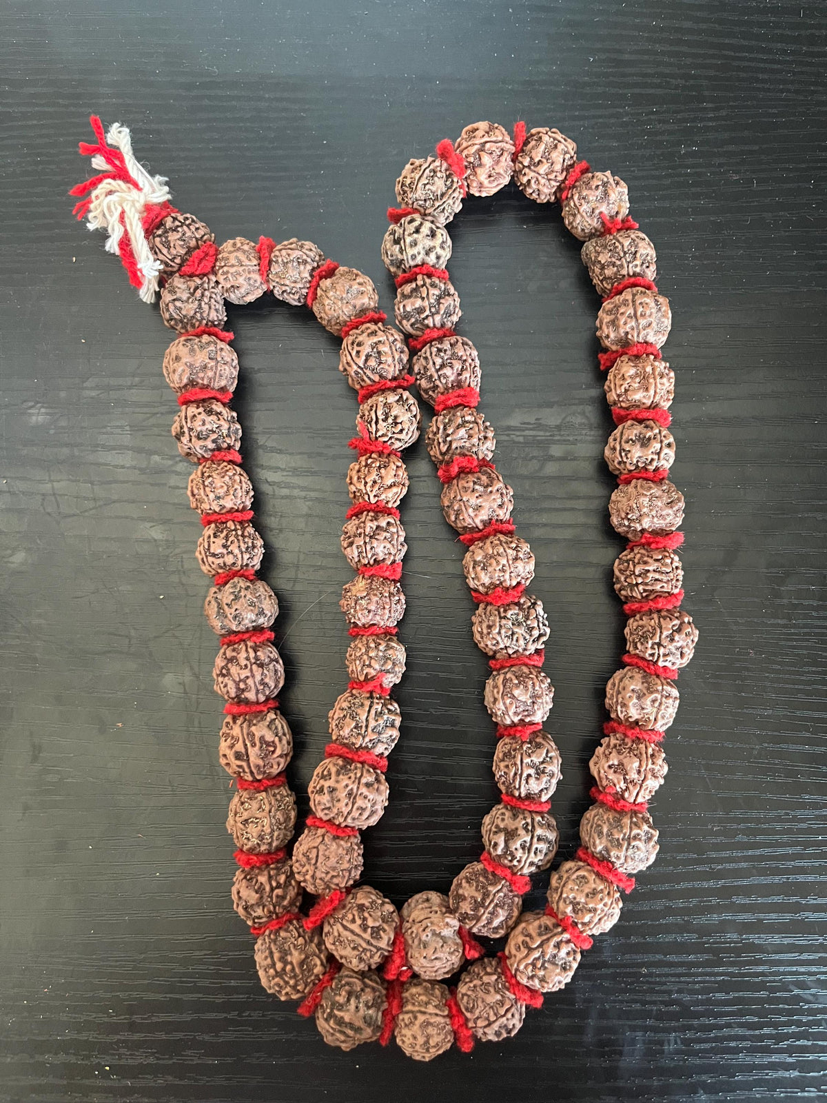 Rudraksha Mala Beads: 108 Prayer Beads for Meditation & Jewelry Making
