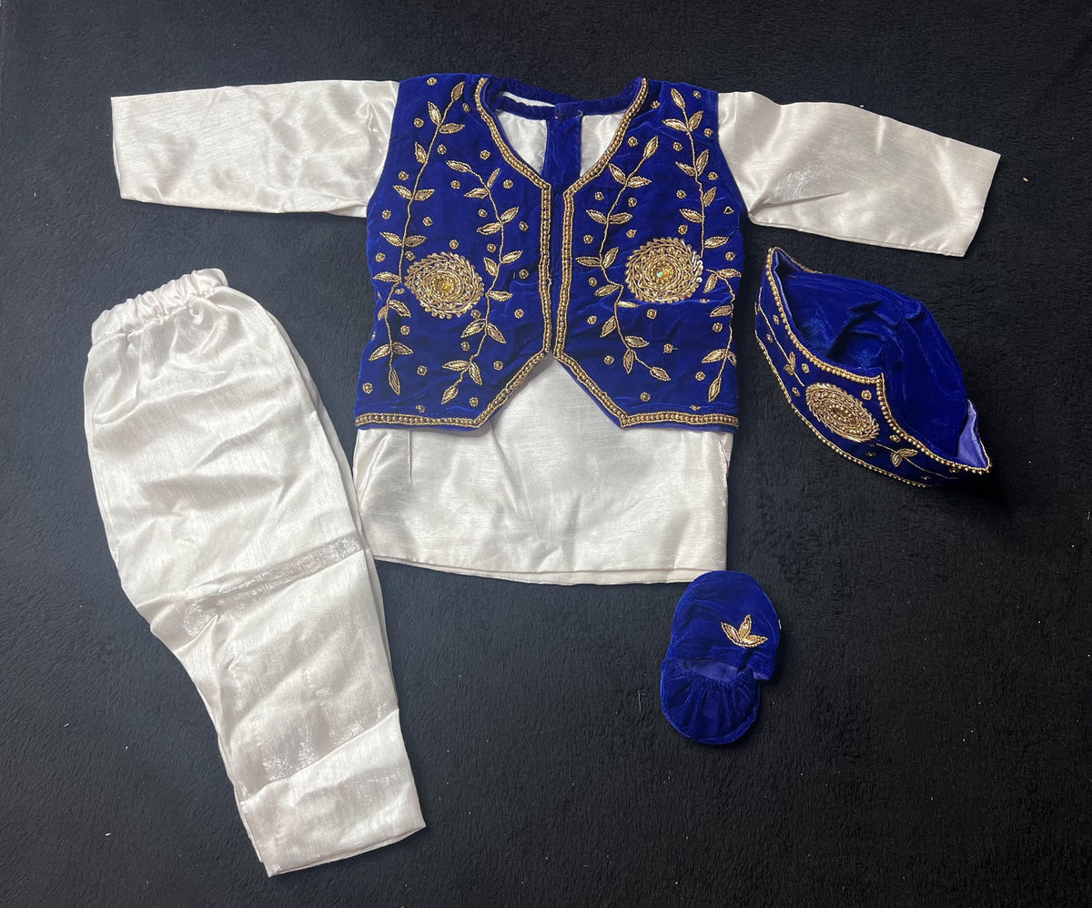 Baby Boy Pasni Dress | Weaning Rice Ceremony Outfit Nepali Traditional Daura Set