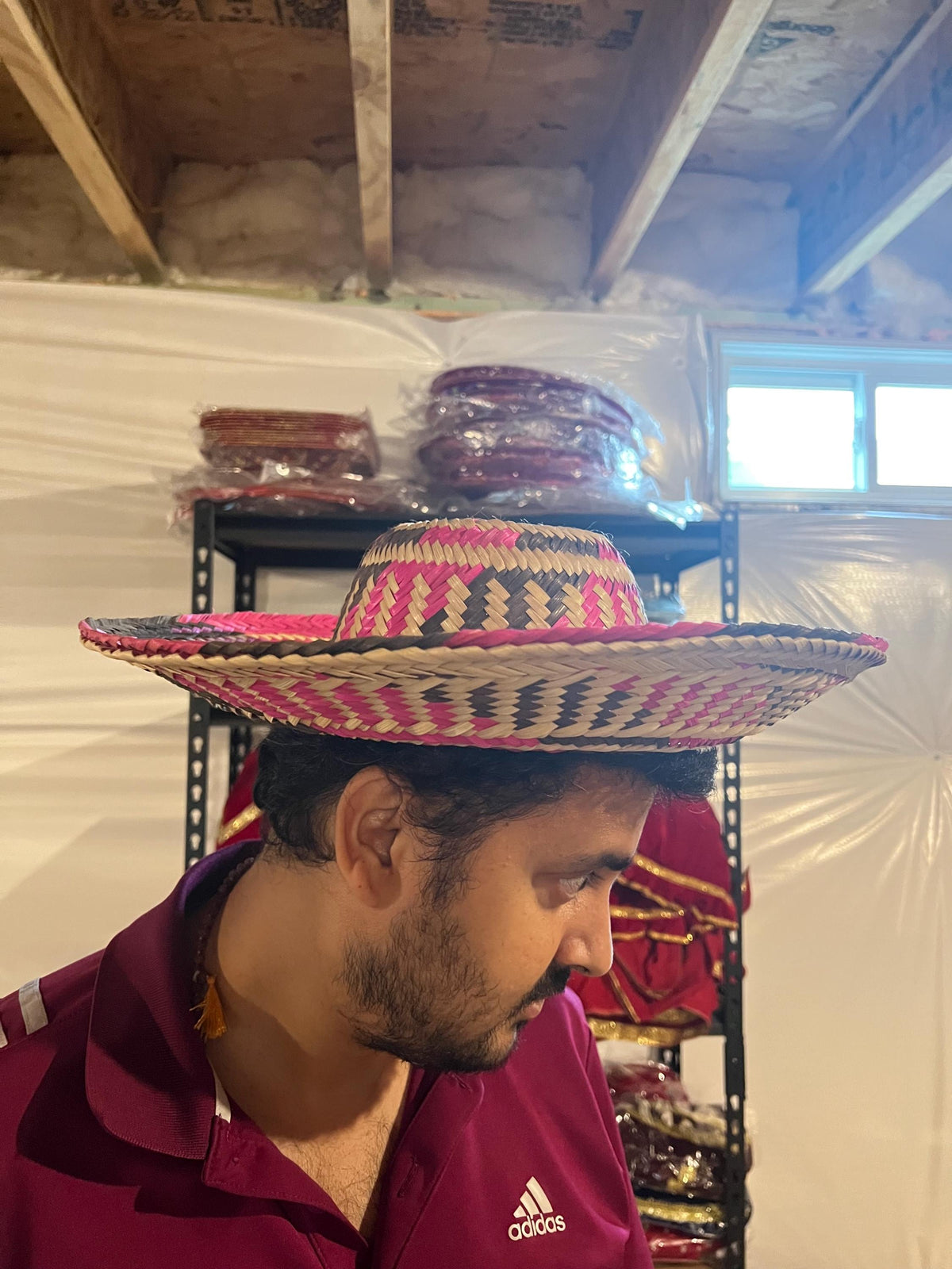 Handmade Bamboo Rain Hat | Traditional Nepali Farmer Sun Hat Design