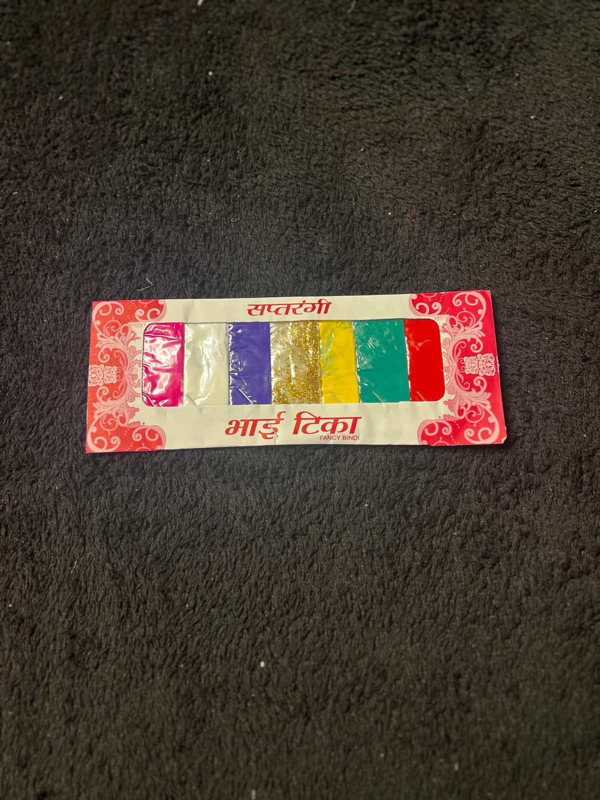 Saptarangi Bhai Tika Set | 7-Color Traditional Tihar Tika Powder for Bhai Tika Ceremony