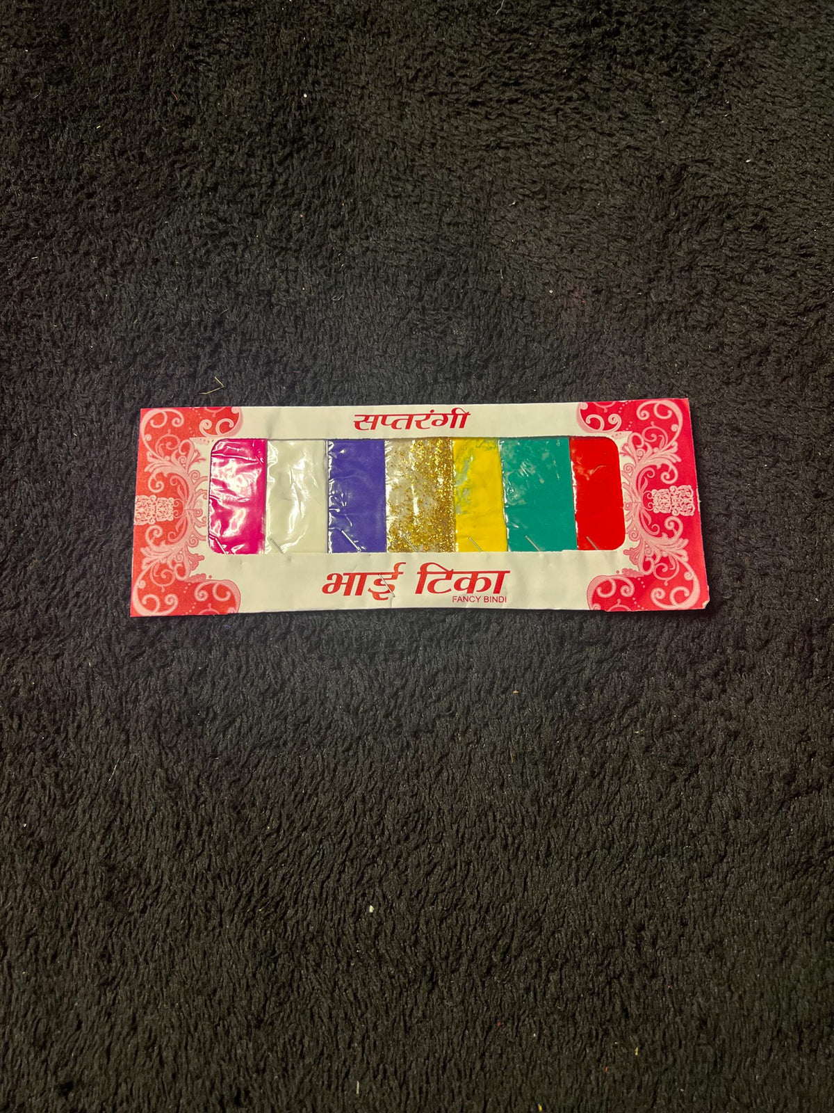 Saptarangi Bhai Tika Set | 7-Color Traditional Tihar Tika Powder for Bhai Tika Ceremony