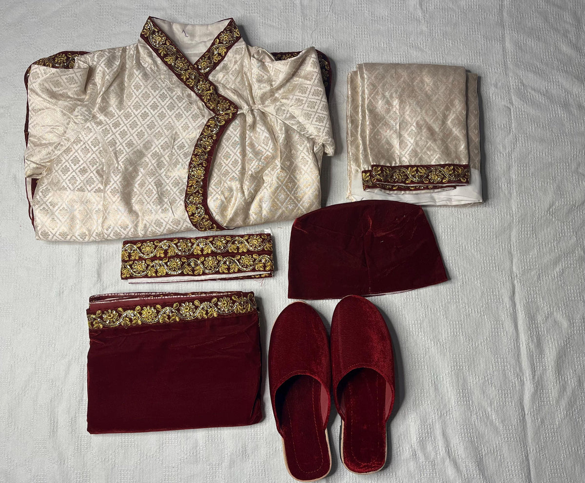 Nepalese Groom Wedding Dress | Daura Suruwal Set Traditional Nepali Men's Formal Wear