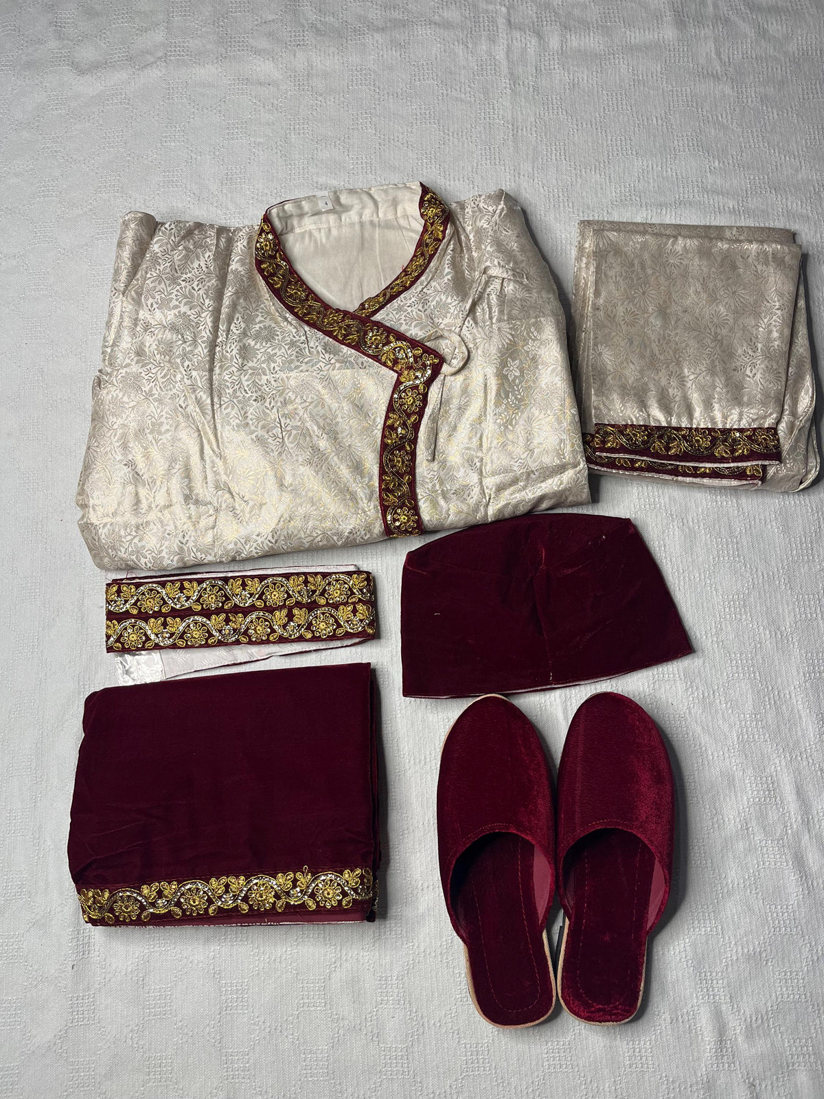 Nepalese Groom Wedding Dress | Daura Suruwal Set Traditional Nepali Men's Formal Wear