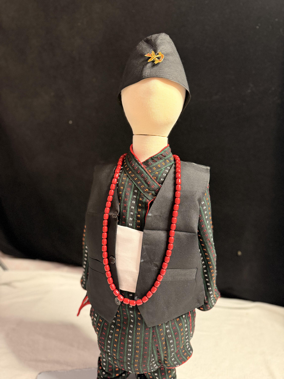 Newari Traditional Clothing for Kids, Nepali Toddler Boy Dress, Nepalese Cultural Outfit, Ethnic Festival Wear